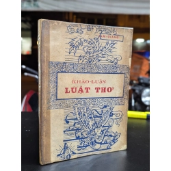 Khảo luận luật thơ - Lam Giang