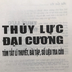 THỦY LỰC ĐẠI CƯƠNG 462192