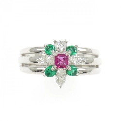 Nhẫn Red Beryl PT900 0.10CT - Hàng hiệu Chính hãng 854745