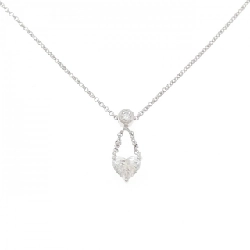 Dây chuyền kim cương hình trái tim PT900/PT850 0.354CT - Hàng hiệu Chính hãng