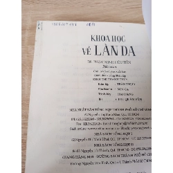 [Phiên Chợ Sách Cũ] Khoa Học Về Làn Da (2019) - Dược Sĩ Tiến S2107 508710