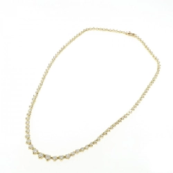 K18YG Dây chuyền kim cương hình trái tim 5.00CT - Hàng hiệu Authentic 859295