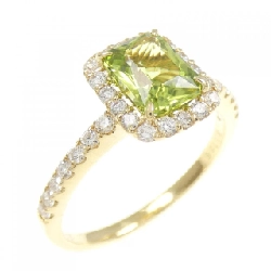 Nhẫn Peridot K18YG 1.06CT - Hàng hiệu Chính hãng