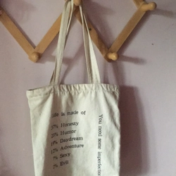 túi tote vải canvas bền đeo đi học, đi làm