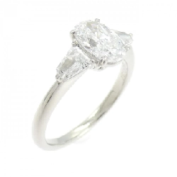 Nhẫn kim cương PT900 1.032CT D VS1 cắt oval - Hàng hiệu Authentic