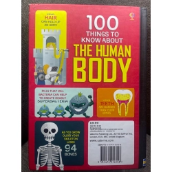 100 things to know about the human body mới 90% sách màu ngoại văn khoa học đời sống Usborne HPB1605 SÁCH NGOẠI VĂN 181580