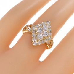 Nhẫn kim cương 750YG 0.69CT 669058