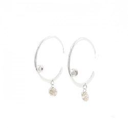 K18WG Bông tai kim cương 0.50CT - Hàng hiệu Chính hãng 864702