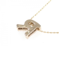 K18PG Chữ cái R Dây chuyền kim cương 0.12CT - Hàng hiệu Chính hãng 847735