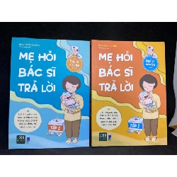 (TẶNG BOOKMARK) Combo 2 Cuốn Mẹ Hỏi Bác Sĩ Trả Lời (Tập 1, 2) - Lời Khuyên Của Bác Sĩ Nhi Khoa Trong Việc Chăm Sóc Và Điều Trị Bệnh Cho Trẻ - Bùi Hồng Cương, Mới 90%, 2020 RBK0404