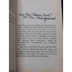 Are you there, god? It's me, Margaret mới 80% ố vàng HCM1406 Judy Blume SÁCH NGOẠI VĂN 340623