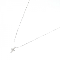 K18WG Dây chuyền kim cương chéo 0.06CT - Hàng hiệu Chính hãng 861834