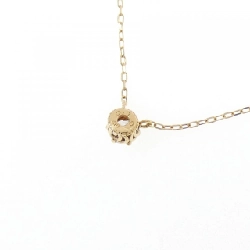 K18YG Solitaire Diamond Necklace 0.10CT - Hàng hiệu Authentic 857182