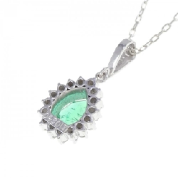 Dây chuyền ngọc lục bảo PT900/PT850 0.43CT - Hàng hiệu Authentic 860286