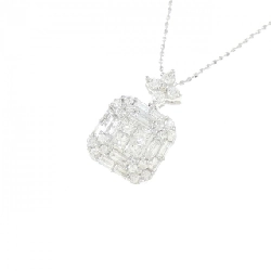 K18WG Dây chuyền kim cương 0.75CT - Hàng hiệu Chính hãng 861508