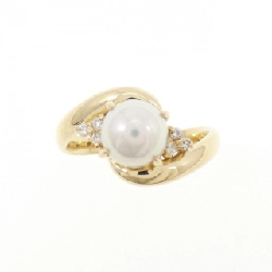 Nhẫn ngọc trai Akoya K18YG 6.3mm - Hàng hiệu Authentic 848787