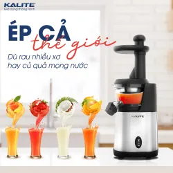 Máy ép chậm Kalite KSJ4412 động cơ đảo chiều ép kiệt bã 675016