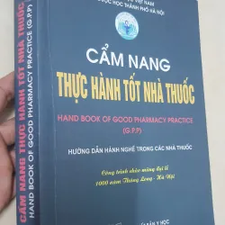 CAM NANG THỰC HÀNH NHÀ THUỐC 