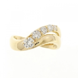 Nhẫn kim cương K18YG 0.32CT 670717