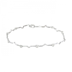 K18WG Dây chuyền kim cương 0.17CT - Hàng hiệu Chính hãng 872704