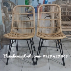 Ghế mây chân sắt giá rẻ 460896