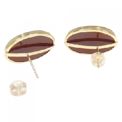 K18YG Shell Cameo Bông Tai - Hàng hiệu Chính hãng 868239