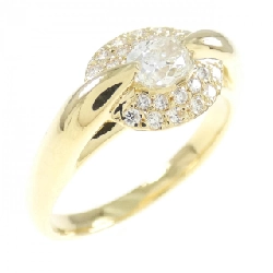 Nhẫn kim cương K18YG 0.35CT