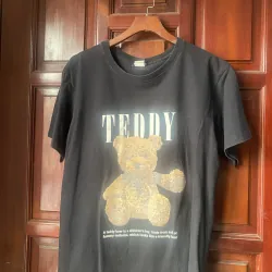 TA. Áo Teddy đen size M