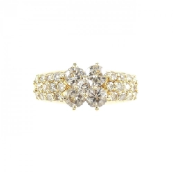 Nhẫn kim cương hoa K18YG 1.00CT - Hàng hiệu Authentic 853845