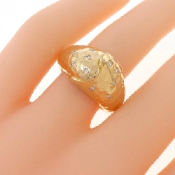 Nhẫn kim cương K18YG 0.14CT 667497
