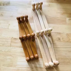 Móc áo gỗ treo tường 10 núm size nhỏ 592824