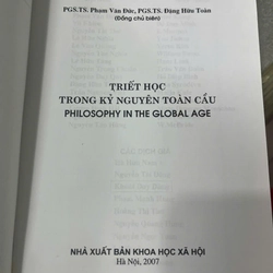 TRIẾT HỌC TRONG KỶ NGUYÊN TOÀN CẦU 537950