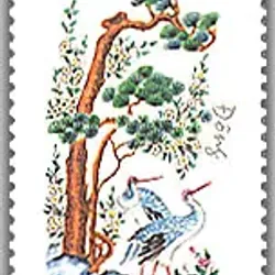 Tem Tứ Quý Bốn Mùa - Tùng Cúc Trúc Mai 716837