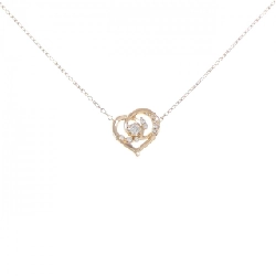 4゜C Hình trái tim Kim cương Dây chuyền - Hàng hiệu Chính hãng