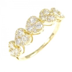 Nhẫn kim cương hình trái tim K18YG 0.68CT - Hàng hiệu Chính hãng