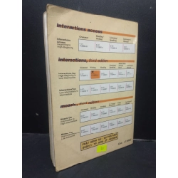 A Writing Process book - Interactions ONE 2001 mới 60% ố bẩn có viết HCM2504 chuyên môn ngoại ngữ 138138