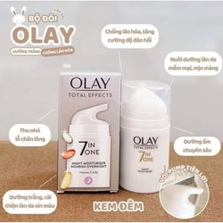 Set Kem dưỡng da Olay Total Effect chống lại 7 dấu hiệu lão hoá, 37ml/chai, made in UK 509714