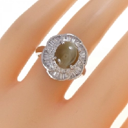 Nhẫn Chrysolite Cat's Eye PT900 2.95CT - Hàng hiệu Chính hãng 853095
