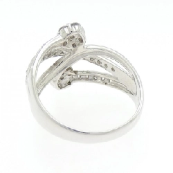 Nhẫn kim cương hoa K18WG 0.52CT 668819