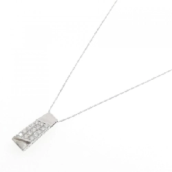 K18WG Pave Diamond Necklace 0.50CT - Hàng hiệu Chính hãng 862005