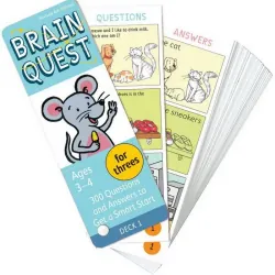 Brain quest 2-6 tuổi (Sách nhập) - 4 hộp thẻ 759578