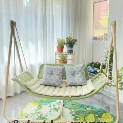 Xích đu đan dây dù treo sân vườn 692756