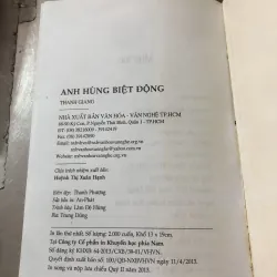 Anh hùng biệt động của tác giả Thanh Giang 977543