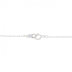 K18WG Hoa Hồng Ruby Dây Chuyền 0.25CT - Hàng hiệu Chính hãng 858872