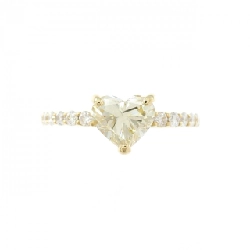 Nhẫn kim cương K18YG 1.017CT VLBY VS2 hình trái tim - Hàng hiệu chính hãng 874930