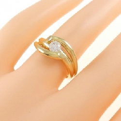 Nhẫn kim cương K18YG 0.33CT 672102