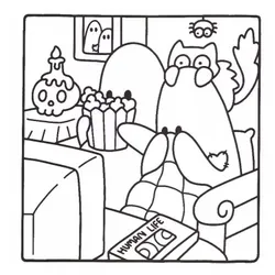 Tập tranh tô màu Little Spooky 160gsm 717633