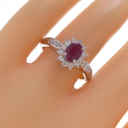 Nhẫn Ruby PT900 0.95CT - Hàng hiệu Chính hãng 847884