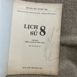 Sách giáo khoa xưa - lịch sử 8 748151