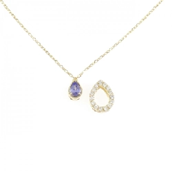 K18YG 2WAY Đá Tanzanite Dây Chuyền - Hàng hiệu Chính hãng 856130